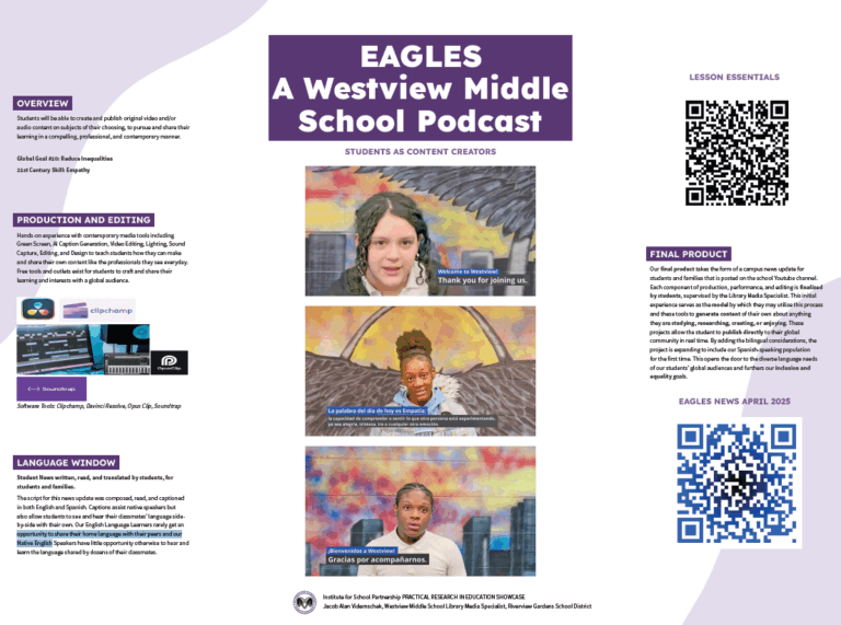 Students as Content Creators: Westview Middle School Podcasts