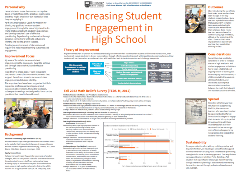 Increasing Student Engagement in High School