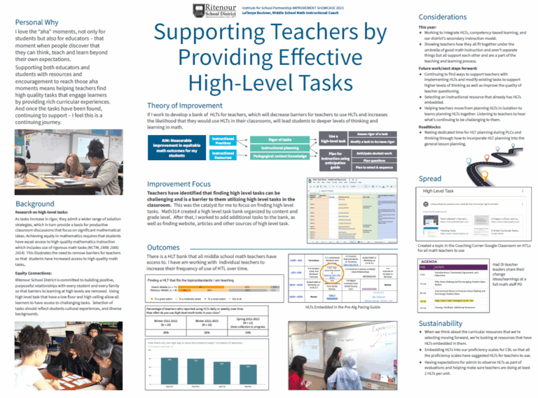 Supporting Teachers by Providing Effective High-Level Tasks