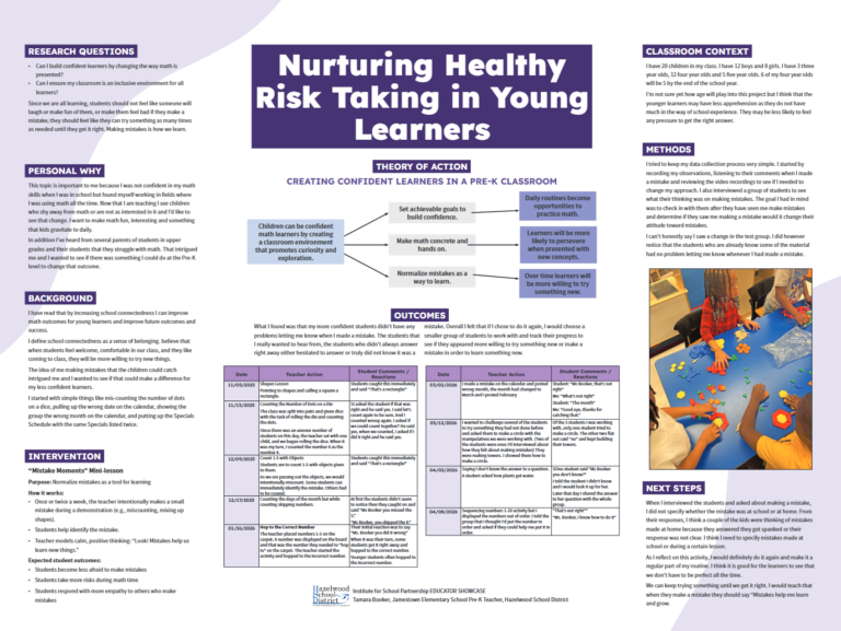 Nurturing Healthy Risk-Taking in Young Learners