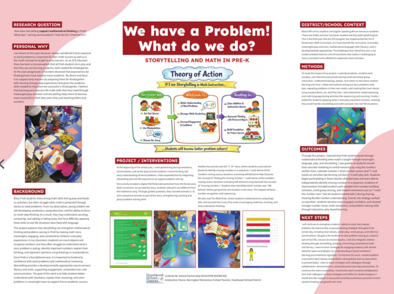 We have a Problem! What do we do? Storytelling and Math in PreK